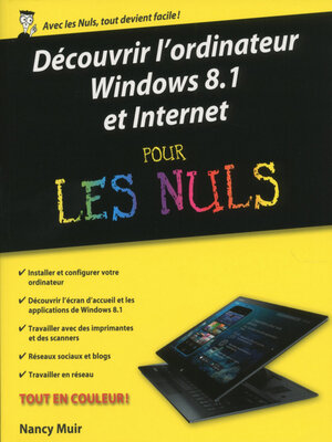 cover image of Découvrir l'ordinateur, Windows 8.1 et Internet pour les Nuls
